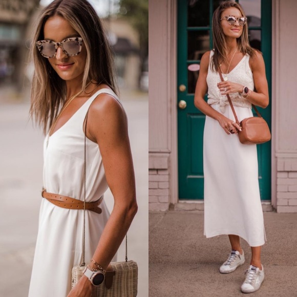 J. Crew Dresses & Skirts - NWT J. Crew Silk Tricotine Maxi Dress in Ivory